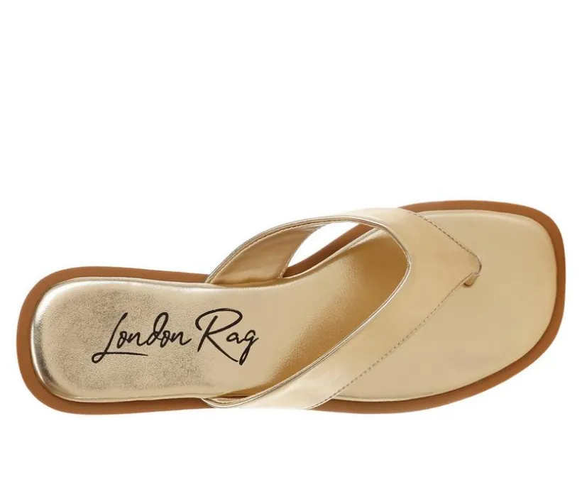 Women's London Rag Nitty Flip-Flops