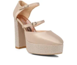 Women's London Rag Shiver Platform Mary Jane Pumps