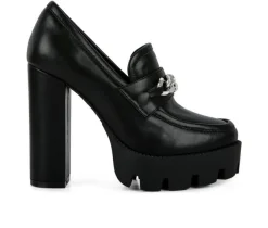 Women's London Rag Y2K High Platform Heeled Loafers