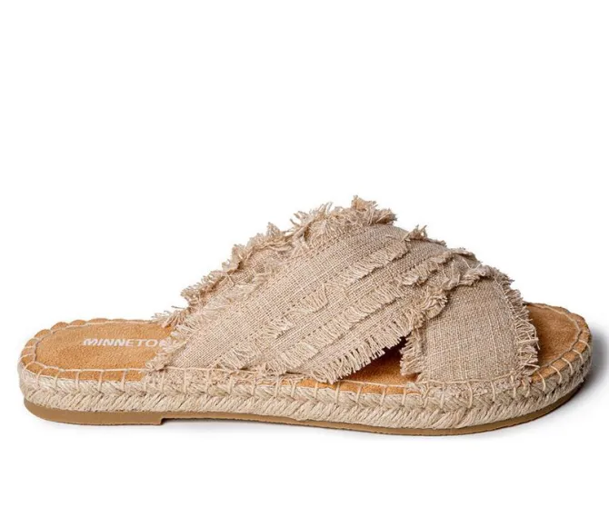 Women's Minnetonka Pearle Crossband Sandals