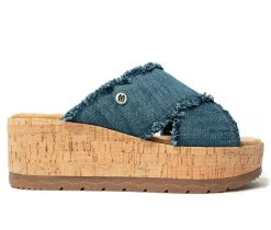 Women's Minnetonka Posey Crossband Wedge Sandals