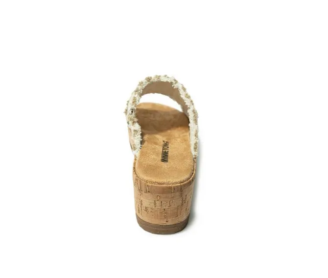 Women's Minnetonka Posey Crossband Wedge Sandals