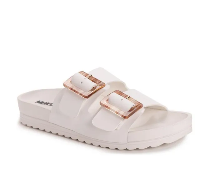 Women's MUK LUKS Grand Cayman Footbed Sandals