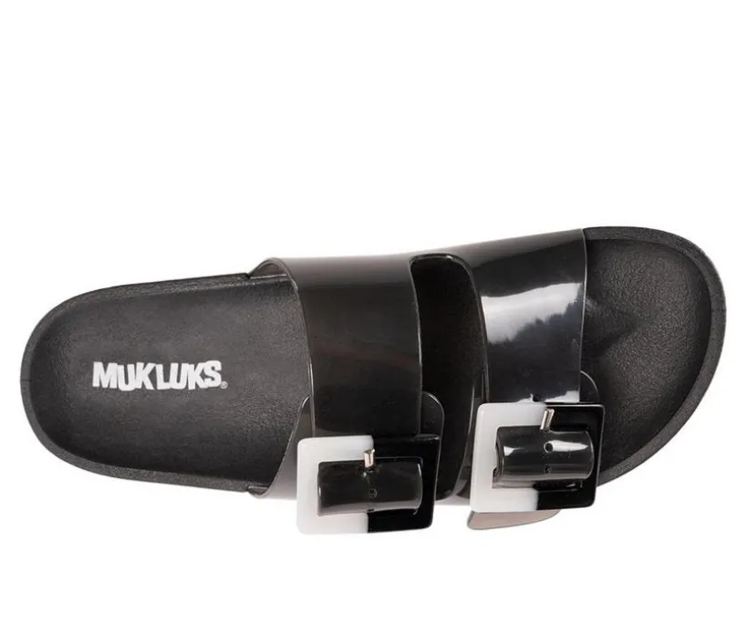 Women's MUK LUKS Grand Cayman Lucite Slide Sandals