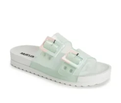 Women's MUK LUKS Grand Cayman Lucite Slide Sandals