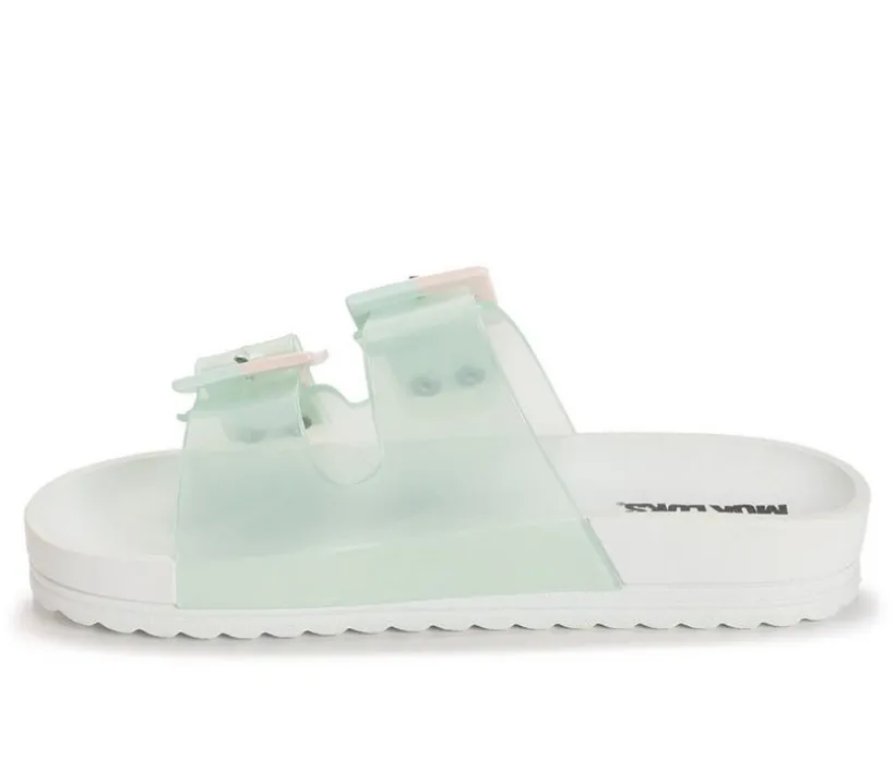 Women's MUK LUKS Grand Cayman Lucite Slide Sandals