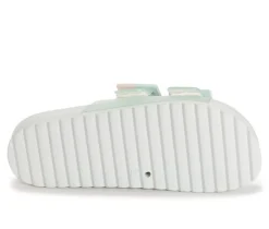Women's MUK LUKS Grand Cayman Lucite Slide Sandals