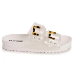 Women's MUK LUKS Grand Cayman Lucite Slide Sandals