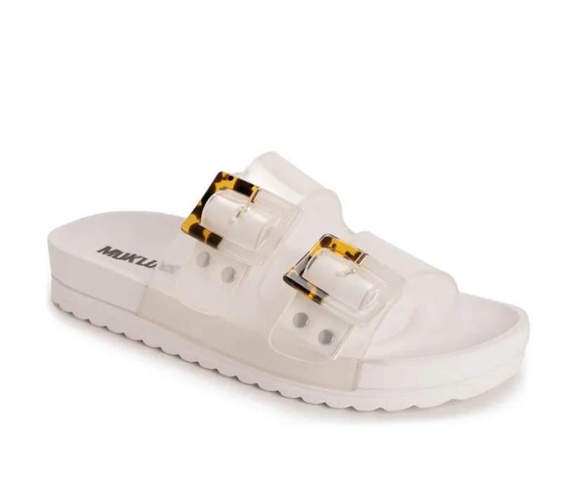 Women's MUK LUKS Grand Cayman Lucite Slide Sandals