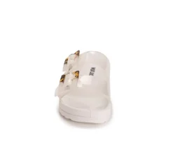 Women's MUK LUKS Grand Cayman Lucite Slide Sandals