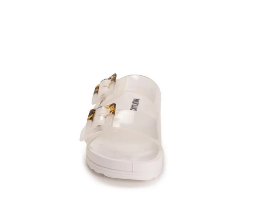 Women's MUK LUKS Grand Cayman Lucite Slide Sandals