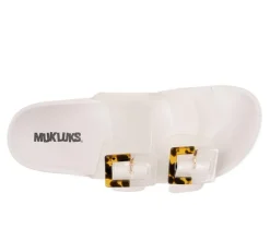 Women's MUK LUKS Grand Cayman Lucite Slide Sandals