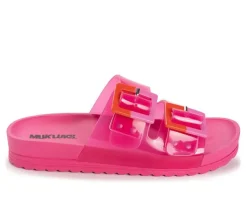 Women's MUK LUKS Grand Cayman Lucite Slide Sandals