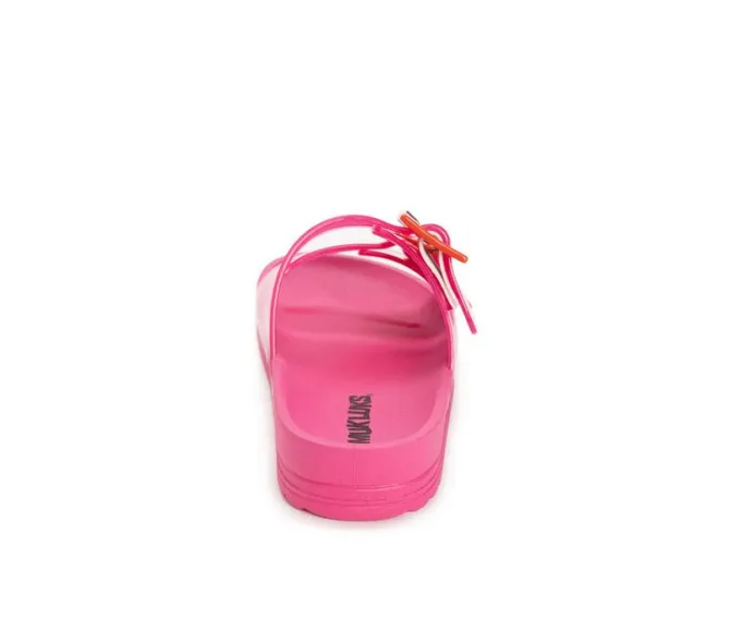 Women's MUK LUKS Grand Cayman Lucite Slide Sandals