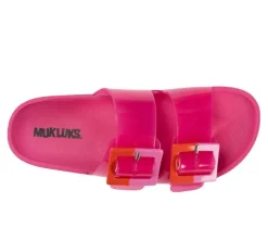 Women's MUK LUKS Grand Cayman Lucite Slide Sandals