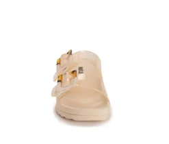 Women's MUK LUKS Grand Cayman Lucite Slide Sandals