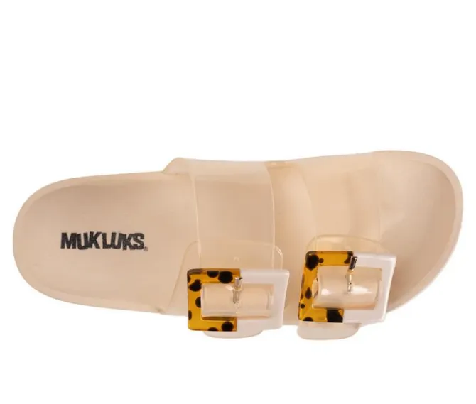 Women's MUK LUKS Grand Cayman Lucite Slide Sandals