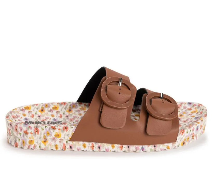 Women's MUK LUKS Grand Cayman Printed Slide Sandals