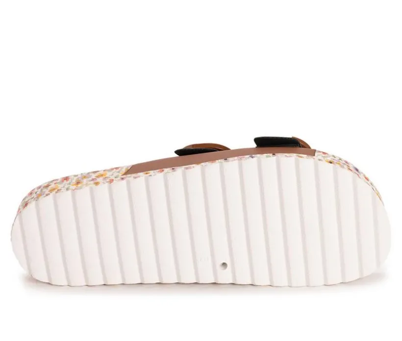 Women's MUK LUKS Grand Cayman Printed Slide Sandals