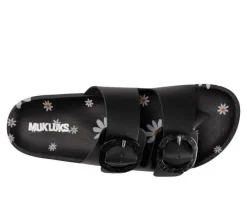 Women's MUK LUKS Grand Cayman Printed Slide Sandals