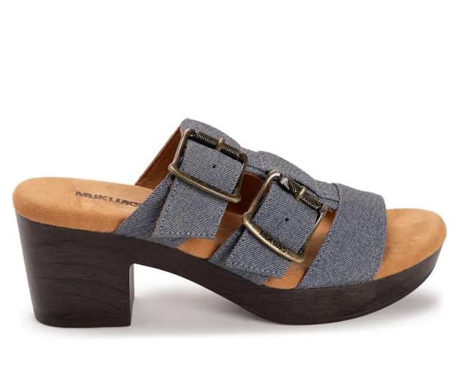 Women's MUK LUKS Myra Heeled Sandals