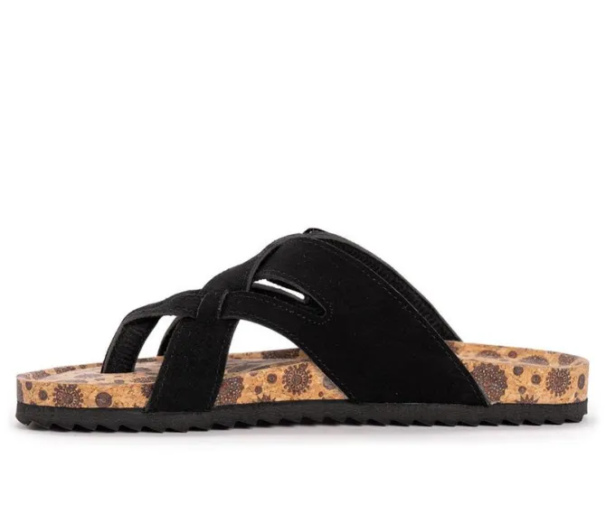 Women's MUK LUKS Tanner Terra Turf Footbed Sandals