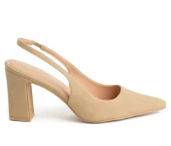 Women's New York and Company Theresa Slingback Pumps