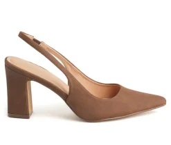 Women's New York and Company Theresa Slingback Pumps