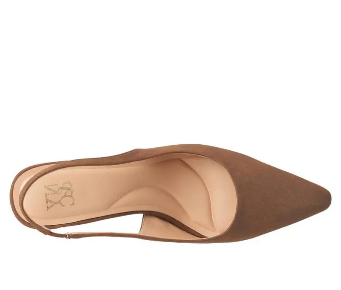 Women's New York and Company Theresa Slingback Pumps