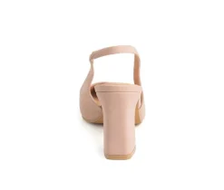 Women's New York and Company Theresa Slingback Pumps