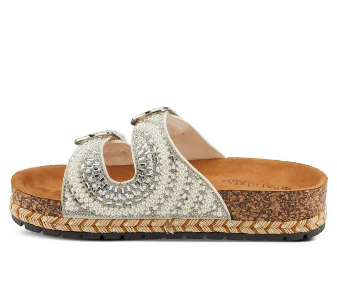 Women's Patrizia Pearline Platform Footbed Sandals