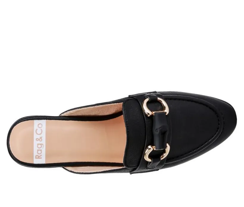 Women's Rag & Co Abner Horsebit Mules