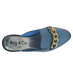 Women's Rag & Co Aksa Low Block Heel Mules