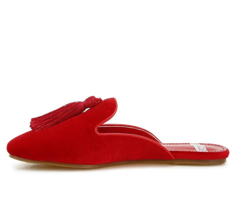 Women's Rag & Co Cardinal Mules