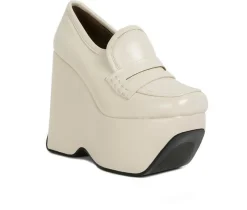 Women's Rag & Co Gilliam Platform Wedge Loafers