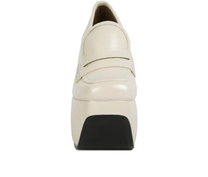 Women's Rag & Co Gilliam Platform Wedge Loafers
