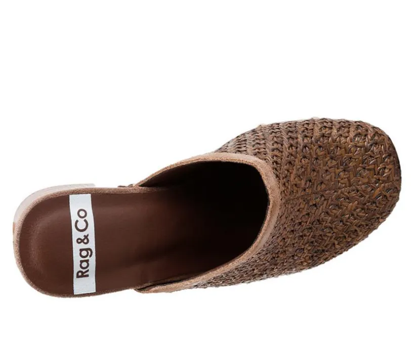 Women's Rag & Co Jeydena Heeled Clogs