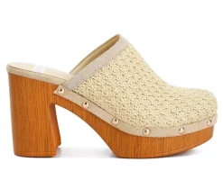 Women's Rag & Co Jeydena Heeled Clogs