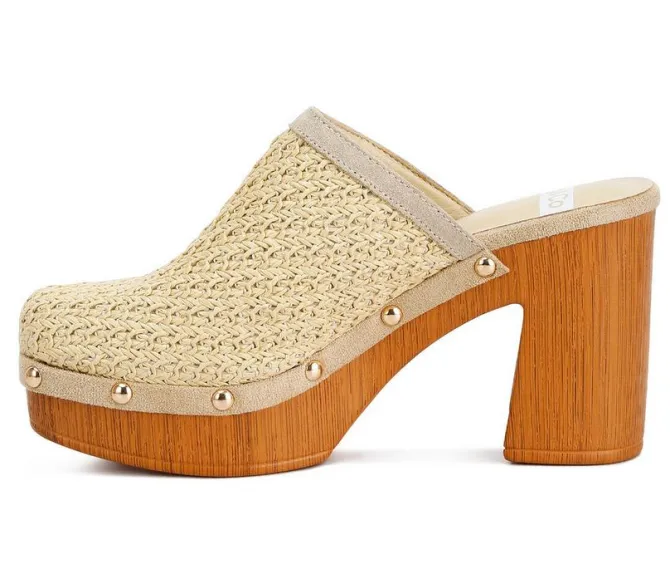Women's Rag & Co Jeydena Heeled Clogs