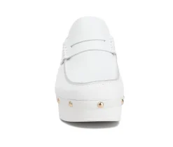 Women's Rag & Co Lyrac Recycled Leather Platform Clogs