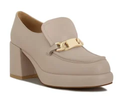 Women's Rag & Co Morgan Block Heel Loafers