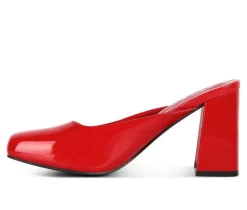 Women's Rag & Co Neoplast Block Heel Mules