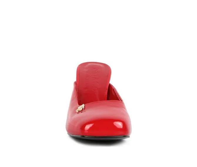 Women's Rag & Co Neoplast Block Heel Mules