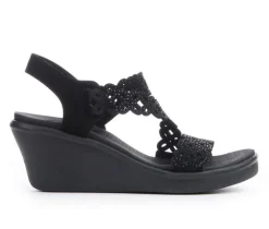 Women's Skechers Cali Rumble on Sassier 119617 Wedge Sandals