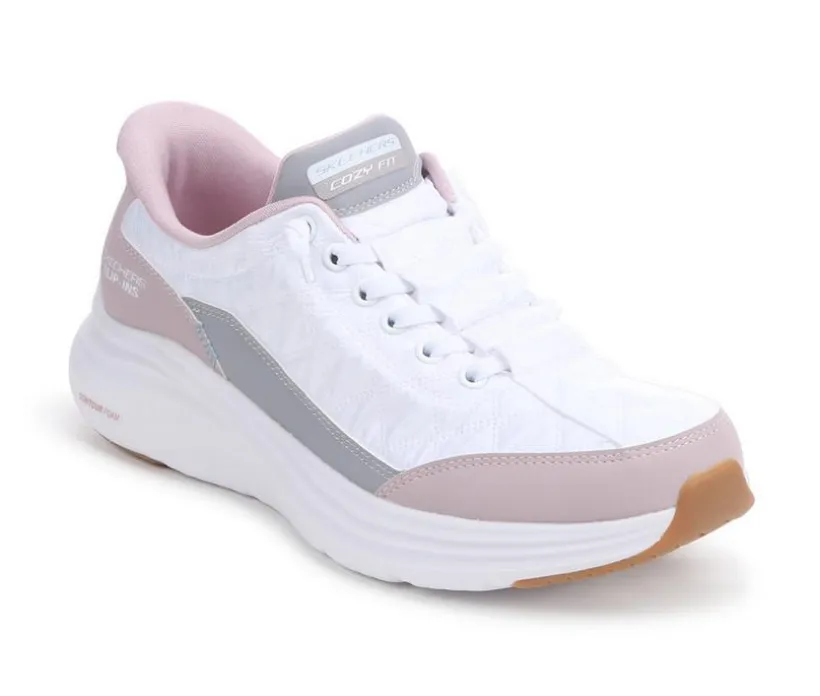 Women's Skechers 150404 Cozy Fit Contour Foam Slip In Walking Shoes
