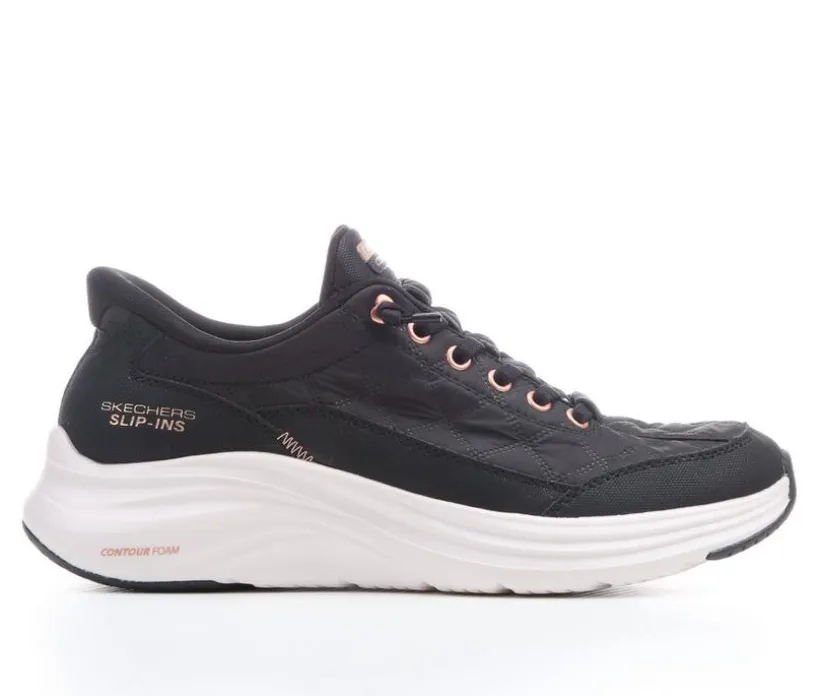 Women's Skechers 150404 Cozy Fit Contour Foam Slip In Walking Shoes