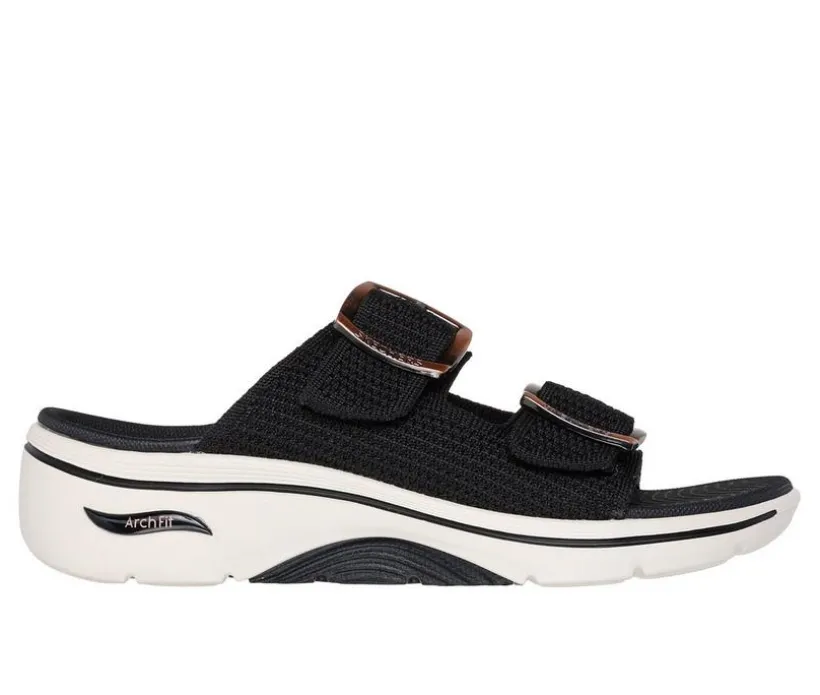 Women's Skechers Go Go Walk Arch Fit 140871 Wedge Sandals