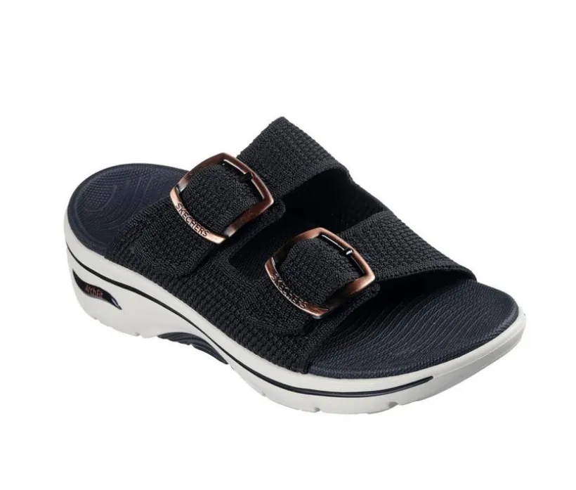 Women's Skechers Go Go Walk Arch Fit 140871 Wedge Sandals