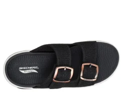 Women's Skechers Go Go Walk Arch Fit 140871 Wedge Sandals