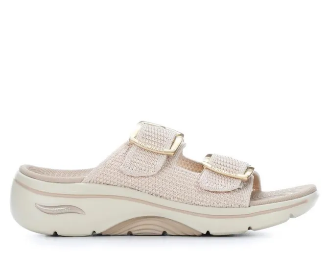 Women's Skechers Go Go Walk Arch Fit 140871 Wedge Sandals